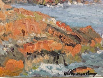 Joan Vives Maristany (1901 - 1932) - Atardecer en Mallorca