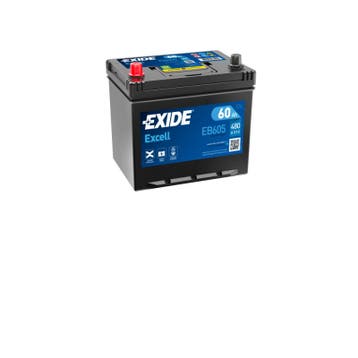 Exide Excell accu | EB605 | 12V 60Ah, Ophalen of Verzenden, Nieuw