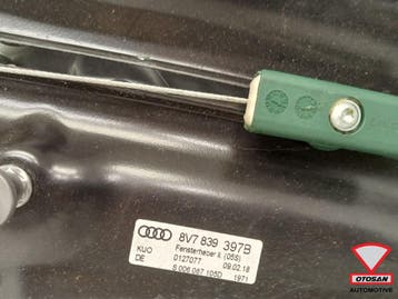 Audi A3 8V Cabrio Raammechanisme Links Achter 8V7839397B, Auto-onderdelen, Ophalen, Gebruikt, Audi