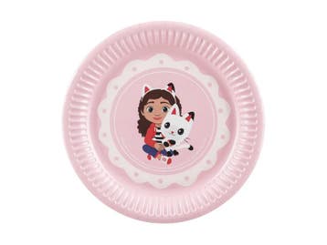 Gabbys Dollhouse bordjes 18cm (6st), Ophalen of Verzenden, Nieuw