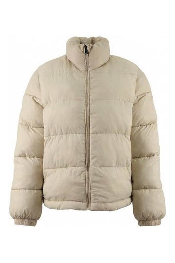 Napapijri Jas in maat S Beige, Kleding | Dames, Jassen | Winter, Napapijri, Verzenden, Zo goed als nieuw, Beige