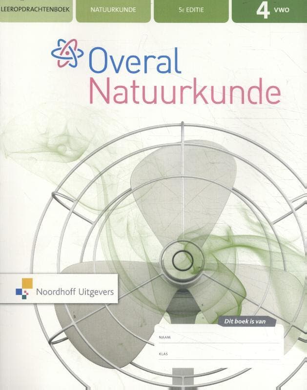 Overal Natuurkunde 4 vwo Leeropdrachtenboek 9789001891817, Boeken, Techniek, Zo goed als nieuw, Verzenden