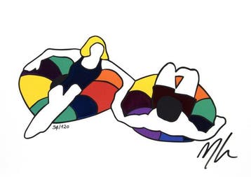 Marco Lodola (1955) - Insieme al Mare