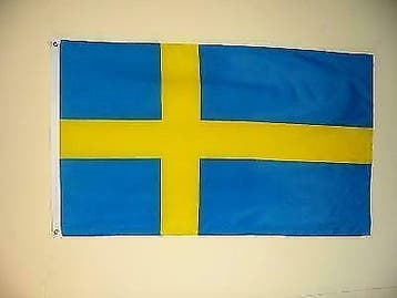 Zweedse vlag van Zweden 150 x 90cm Nieuw, Verzenden, Nieuw