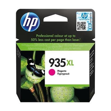 HP 935XL (C2P25AE) inktcartridge magenta hoge capaciteit, Verzenden, Nieuw, Cartridge, HP