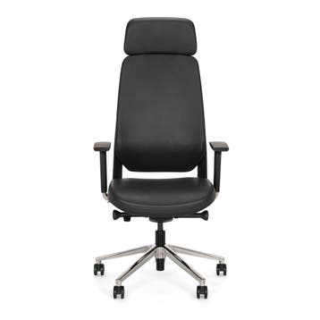 Ergonomische managers bureaustoel  neksteun Ledderra, Ophalen of Verzenden, Nieuw