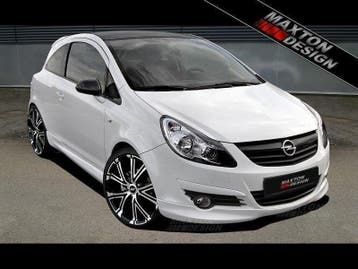Maxton Voorbumper spoiler OPEL CORSA D (VOORWOORD), Verzenden
