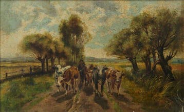 Achille Vertunni (1826-1897), Toegeschreven aan - Al pascolo