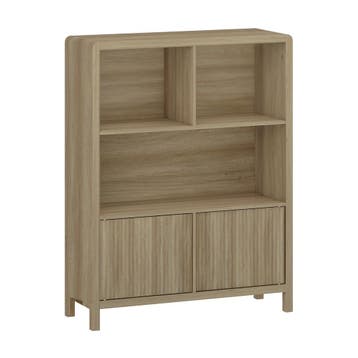 Dressoir Lukkodso rustiek eiken 103x80x28 cm [en.casa], Huis en Inrichting, Kasten | Dressoirs, Verzenden, Nieuw