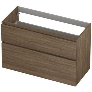 INK - Onderkast 2 Laden Greeploos Hout Decor met Houten, Ophalen of Verzenden, Nieuw