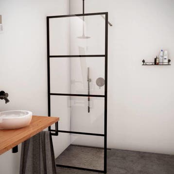 Aanbieding: AQS Inloopdouche Frame 110x200 cm 8mm NANO Glas, Ophalen of Verzenden, Nieuw