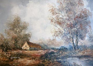 École européenne (XX) - Maison au bord de l’eau - NO RESERVE