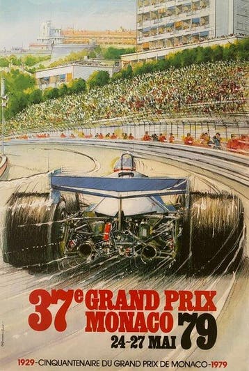 Alain Giampaoli - Gran Prix MONACO 1979 - Jaren 1970, Antiek en Kunst