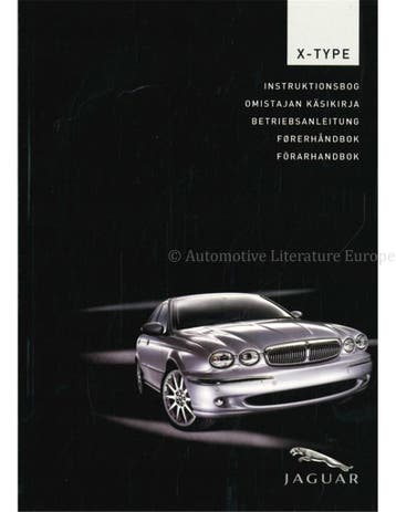 2005 JAGUAR X-TYPE INSTRUCTIEBOEKJE NOORS, Auto diversen, Handleidingen en Instructieboekjes