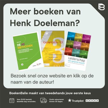 A3 Methodiek - Henk Doeleman 9789013072655, Verzenden, Zo goed als nieuw, Henk Doeleman