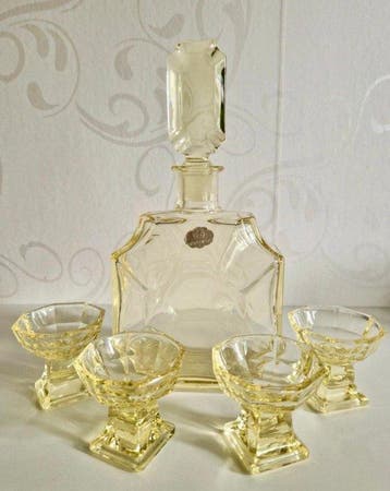Wuntterberg - Drankservies (5) - Glas, Antiek en Kunst