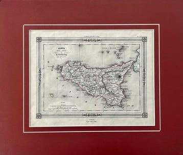Italië - Sicilië; Giuseppe Bonatti - Carta dellIsola di, Nieuw