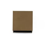 Shift Up en Down Muurlamp Brons kubus met LED, Huis en Inrichting, Nieuw, Modern, Plafondspot of Wandspot, Verzenden