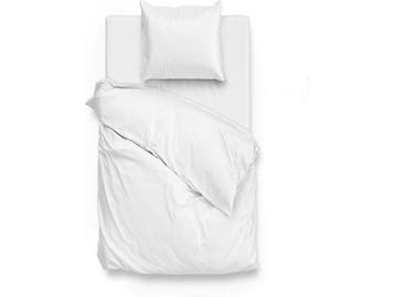 Zohome Dekbedovertrek Satinado - Effen Bedlinnen - 200x220 -, Verzenden, Nieuw