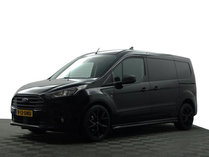 Ford Transit Connect 1.5 EcoBlue L2 ST Line Aut-, Auto's, Bestelauto's, Dealer onderhouden, Lease, Zwart, Automaat, Zwart, Ford