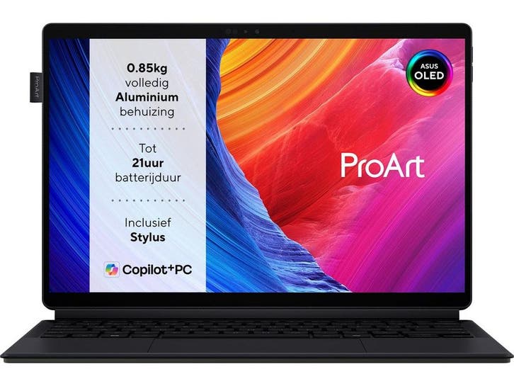 ASUS ProArt PZ13 OLED HT5306QA-LX006X - 2-in-1 Laptop -, Computers en Software, Windows Laptops, Zo goed als nieuw, Verzenden