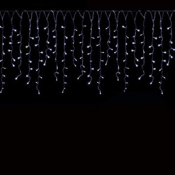 Led gordijn kerst - 5 meter - Koud wit - 200 leds, Ophalen of Verzenden, Nieuw