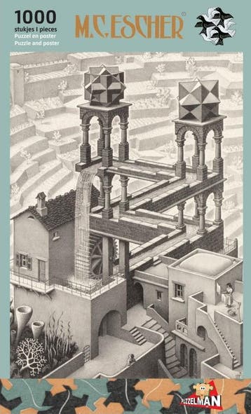 Waterval - M.C. Escher Puzzel (1000 stukjes) | Puzzelman -, Verzenden, Nieuw