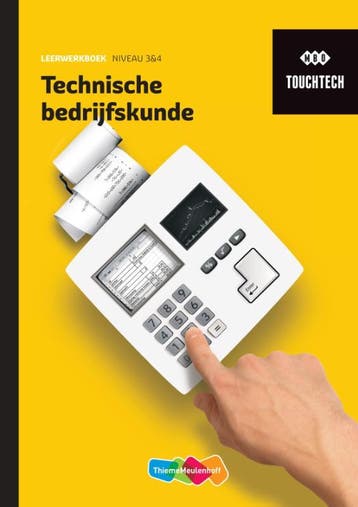 TouchTech Technische bedrijfskunde Leerwerkboe 9789006701418, Zo goed als nieuw