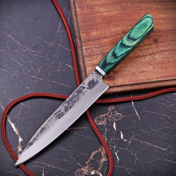 Custom Hand-Forged Premium Chefs Knife - Tafelmes - Staal,
