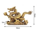 Feng Shui Drakenbeeld van Koper – Chinese Draak Decoratie, Verzenden, Nieuw