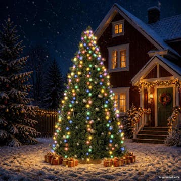 vidaXL Kerstboomverlichting 500 LEDs meerkleurig, Verzenden, Nieuw, Kunststof
