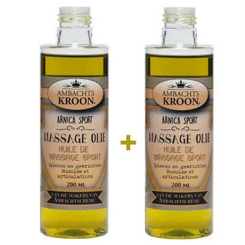 Arnica Sport Massageolie 200ml - 1 + 1 Gratis, Verzenden, Nieuw