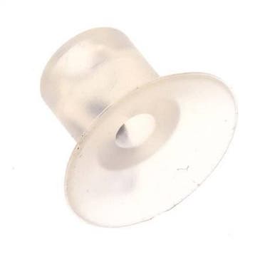 17mm Vlak siliconen Helder Vacuümzuignap Slag 2mm, Verzenden, Nieuw