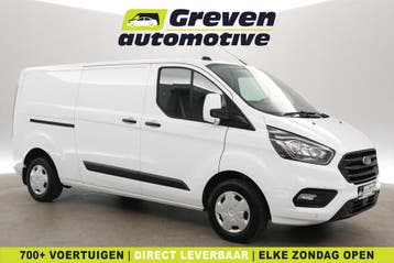 Ford Transit Custom 2.0 TDCI L2H1, Stof, Gebruikt, Euro 6, Wit