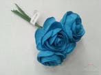 Camelia Ranonkel Blauw Neon Foambloem doos 30 stuks, Ophalen of Verzenden, Nieuw