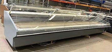 Koeltoonbank met plaatkoeling – B510 x D132 x H120 cm –, Gebruikt