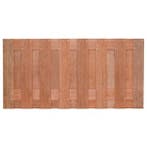 Schutting Tuinscherm Kampen 90x180cm Hardhout Geschaafd RVS, 1 tot 2 meter, Minder dan 3 meter, Nieuw, Ophalen of Verzenden