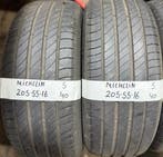 2x205-55-16 Michelin Zomer 2x5mm €40 PerBand 205 55 16, Ophalen, Gebruikt, 16 inch, 205 mm