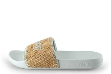 Esprit Slippers in maat 39 Wit, Kleding | Dames, Slippers, Verzenden, Wit, Zo goed als nieuw