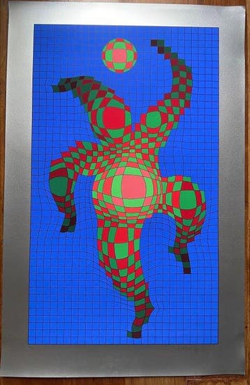 Victor Vasarely (1906-1997) - Arlequín