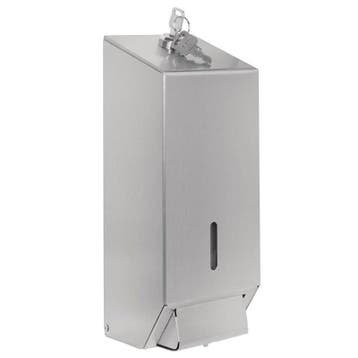 Zeepdispenser RVS | 1L | 100x95x270(h)mm Jantex, Verzenden, Nieuw in verpakking