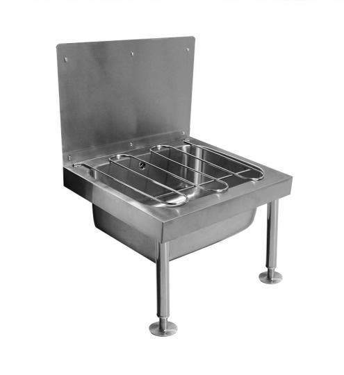 Uitgietbak | RVS | 600 x 530 x(h)844 mm HorecaTraders, Zakelijke goederen, Horeca | Meubilair en Inrichting, Verzenden