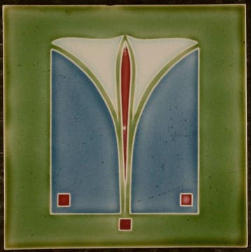 Jugendstil Tegel - Dusseldorfer Tonwarenfabrik AG - Art