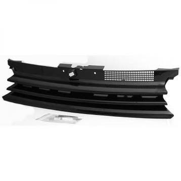 Grille zonder embleem geschikt voor VW Golf 4 97-03 zwart, Verzenden, Nieuw, Volkswagen