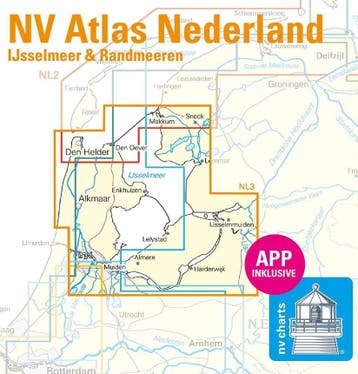 NV Charts Nederland - NL3 IJsselmeer/Randmeren, Ophalen of Verzenden, Nieuw