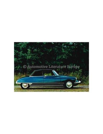 CITROËN DS 19 DÉCAPOTABLE ANSICHTKAART NEDERLANDS, Nieuw, Author