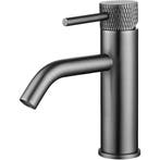 Wiesbaden Ribbd Wastafelkraan met Coldstart - Gunmetal, Ophalen of Verzenden, Nieuw