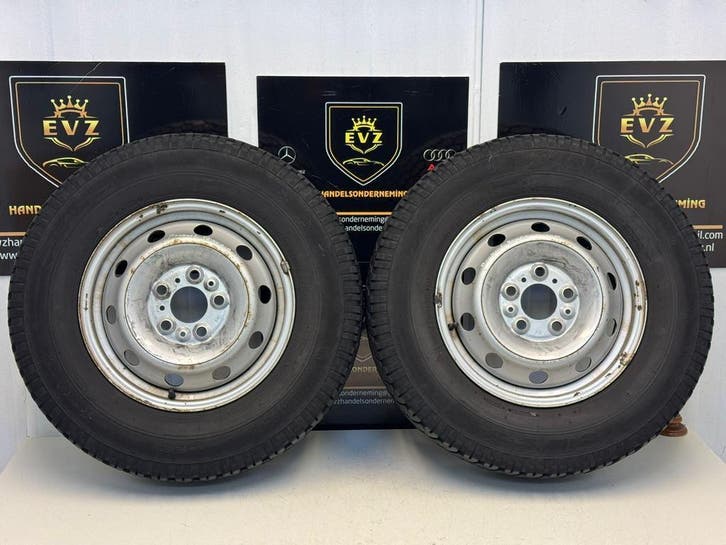 2x velgen All-Seasons banden 225/70R15Peugeot Boxer bj.2019, Auto-onderdelen, Banden en Velgen, 15 inch, All Season, 225 mm, Personenwagen