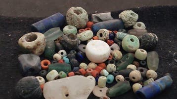 Oudegyptisch naar Romeins Glas meer dan honderd oude kralen, Antiek en Kunst