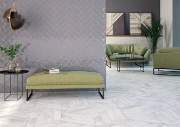 Wandtegel Equipe Cerámica Colonial Grijs Glans 7,5x30, Nieuw, 20 tot 40 cm, 10 m² of meer, Wandtegels